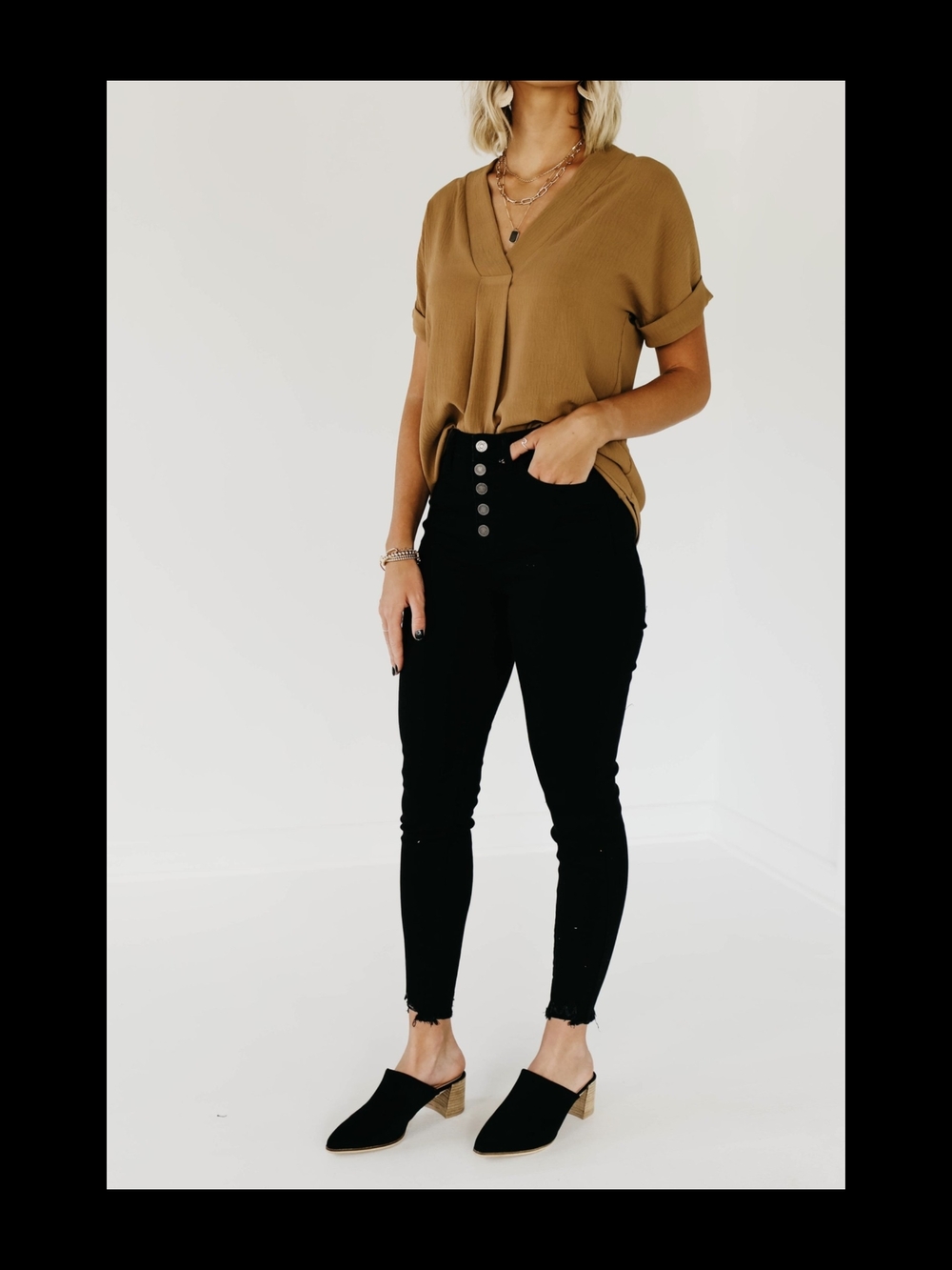 KanCan High-Waist Black Skinny Jeans with Button Fly Size 9 28